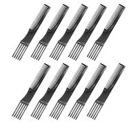 Beaupretty 10Pcs Plastic Hair Combs for Women Men Double-sided Styling Tool PP Material Anti-static Hair Picks