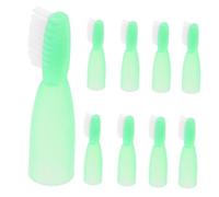 Beaupretty 10pcs Portable Mini Toothbrush for Prisons and Rehabilitation Soft Short Handle Design Prevents Self-harm Compact Oral Care Essential for Tooth Cleaning