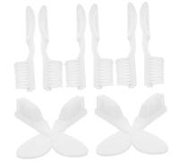 Beaupretty 10pcs Prison Toothbrush Set with Large Handle Short Handle Toothbrush for Inmates Supervision Code for Safety Cleaning for Oral Health