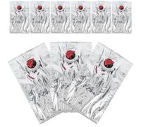 Beaupretty 10pcs Refillable Wine Storage Bags with Spout, Leakproof Design, 1l Capacity Portable Wine Bladders for Outdoor Activities and Bars, Silver Colour, Made from Ny, Vmpet and Pe