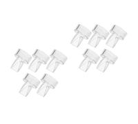 Beaupretty 10pcs Silicone Duckbill Valves for Breast Pumps Anti-backflow Design Compatible Models 19mm Inner Diameter for Nursing Mothers