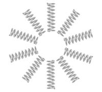 Beaupretty 10pcs Stainless Steel Mini Compression Spring Hardware for Pen Spring Replacement Bulk Use Back to School Decor Strong Compression Efficient Fit