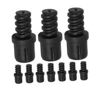 Beaupretty 10pcs Toilet Brush Handle Connector Adapter Self-locking Screw Replacement Parts for Bathroom Cleaning Compatible with Multiple Brands Easy Brush Head Installation