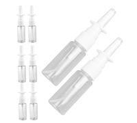 Beaupretty 10pcs Transparent Plastic Spray Bottles Reusable Travel Friendly Lightweight Pet Atomizers for Essential Oils and Nasal Use with Clear Monitoring