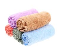 Beaupretty 10Pcs Ultra Absorbent Coral Fleece Towels for Soft Washcloths for Newborns Reusable Wipes for Sensitive Skin Quick Drying Non Pilling