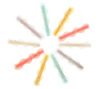 Beaupretty 10pcs Women Alligator Hair Clips Small Wave Acrylic Hairpins Multi-color Hair Accessories for Thin Styling Daily Use