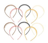 Beaupretty 10pcs Womens Slip Headbands with Teeth Stretchy Hair Accessory for Face Washing Hair Styling Activities for Managing Stray and Enhancing Your Skincare Routine