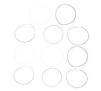 Beaupretty 11pcs Silver-plated Nylon Strings Set for Turkish Arabic Ouds Alloy Strings for Balanced Tension and Warm Tone Replacement Kit for Oud Maintenance