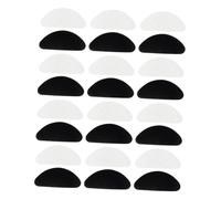 Beaupretty 12 Pairs Eyeglass Nose Pads Soft D Shape Silicone Cushions for Glasses and Sunglasses Slip Design Height Secure Fit for Men and Women