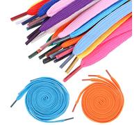 Beaupretty 12 Pairs Flat Shoelaces for Sneakers Boots Skates Durable Replacement Shoe Laces for Casual Athletic Footwear