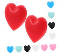Beaupretty 12 Pairs Heart Shaped Silicone Eyeglass Ear Holders Non Slip Retainers for Glasses Flexible and Durable Ear Grips for Daily Wear and Outdoor Activities