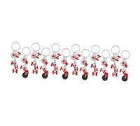 Beaupretty 12 pcs Canadian National Flag Keychains Set Durable Creative Key Holders for Family Friends Colleagues Decorative Bag and Purse Charms Practical Key Organizer for Everyday Use