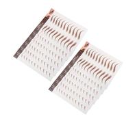 Beaupretty 12 Sheets Eyebrow Stickers Natural Simulation Eyebrow Shaping Stickers for Easy Grooming and Makeup Application for All Day Wear