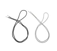 Beaupretty 120cm Black and Ab Rhinestone round Shoelaces 4mm Wide, 4pcs Set Glitter Shoe Laces Strings for Sneakers, Hoodie Drawstring Replacement, Women’s Bling Rope Shoes