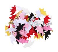 Beaupretty 120pcs Halloween Bat Wings DIY Devil Wings Accessories for Hair Clips Headbands Costumes and Doll Embellishments for Creative Family Crafting and Festive Decorations