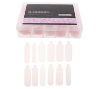 Beaupretty 120Pcs Pink Silicone Snowflake Nail Art Molds for Holiday Nail Templates Flexible 3D Embossed Sculpture Stencils for DIY Resin Manicure Reusable Charm Design Sheets for Christmas