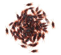 Beaupretty 120Pcs Realistic Scary Cockroach Props for Halloween Pranks Lifelike Trick for Parties and Decorations for Creating Unforgettable Memories with Friends