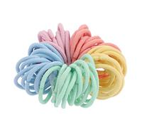 Beaupretty 120Pcs Seamless Hair Ties for Soft Elastic Ponytail Holders No Damage Comfortable for All Hair Types Little Girl Hair Accessories
