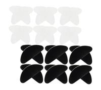 Beaupretty 12pairs Soft Silicone Eyeglass Nose Pads Cushions for Comfortable Grip Sunglasses and Eyewear Height Replacement Nose