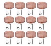 Beaupretty 12pcs Acoustic Guitar Tuning Peg Caps with 0.1in/0.15in Hole Diameter Plastic Machine Head Buttons for Classical Electric Guitars Square Design for Party Performance