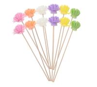 Beaupretty 12pcs Aromatherapy Diffuser Sticks Flameless Essential Oil Refill Sticks for Home Office Travel Safe Lightweight Design for Continuous Fragrance Release Any Environment