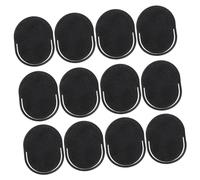 Beaupretty 12pcs Black Finger Massage Comb Set with Slip Friendly Scalp Massager Brushes for Hair Care Styling and Travel Use