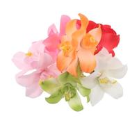 Beaupretty 12pcs Boho Floral Hair Clips Fade Resistant Tropical Artificial Flowers for Women and Vibrant Color Variety Hairpins for Beach Summer Party Holiday Travel Accessories