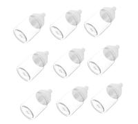 Beaupretty 12pcs Bottle Shaped Candy Boxes Transparent Reusable Treat Containers for Shower and Birthday Parties Spacious Sweet Favor Boxes with Comfortable Hand Feel