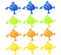 Beaupretty 12pcs Bouncing Frog Bucket Mixed Colors Educational Jumping Press Tail for Birthday Party Gifts Boys Fun