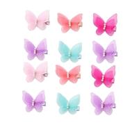 Beaupretty 12PCS Bowknot Pearl Hair Clips for Fabric Headdress with Creative Bow Design Barrettes for Decoration and Party Accessories