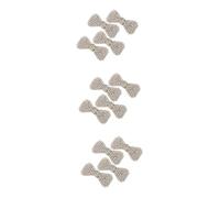 Beaupretty 12pcs Crystal Rhinestone Hair Clips Bow Barrettes for Wedding Bridal Special Occasions and Elegant Hair Accessories for Women and Girls
