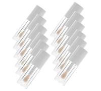 Beaupretty 12pcs Empty Lip Gloss Tubes with Wand Applicator Refillable Lip Balm Containers Plastic Bottles for Travel Makeup Bag Storage