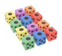Beaupretty 12pcs EVA Foam Dice Set for Boys and Girls Soft Big Playing Dice for Educational Fun for Early Learning and Family Games
