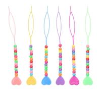 Beaupretty 12Pcs Hair Braid Needle Set with Beads Pull Hair Styling Tool for Boys and Bun Maker for Braiding Random Color Random Color