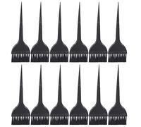 Beaupretty 12pcs Hair Dye Colour Brush, Plastic Hair Dye Brush Applicator Highlight Tinting Kit for Tint Dying Coloring Applicator