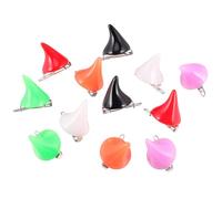 Beaupretty 12pcs Halloween Devil Horn Hair Clips Set, Multi-color Small Horn Headwear Accessories for Cosplay Party, Black Red White Orange Green Purple Clips Random Color