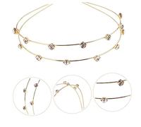 Beaupretty 12pcs Headdress Hair Accessories Set Pearl Embossed Headwrap for Ladies Random Style