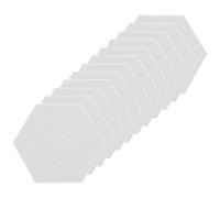 Beaupretty 12pcs Hexagon Felt Wall Sticker Decorative Panel for Sound Insulation Acoustic Absorption Bulletin Board Use in Home Office Studio