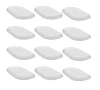 Beaupretty 12Pcs Leaf-Shaped Silicone Makeup Applicators Non-Absorbent Mini Powder Pads for Foundation Concealer Cream Blush Highlighter Washable Cosmetic Tools for Women