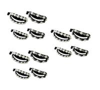 Beaupretty 12pcs Manmade Hair Clip Ponytail Holders for Women and Girls Hollow Out Design Easy to Carry for Daily Styling and Special Occasions