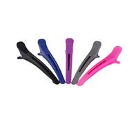 Beaupretty 12pcs Mixed Pattern Hair Sectioning Clips for Women Anti-slip Hair Grips for Styling Braiding Salon Use Ergonomic Claw Clamps for Sports