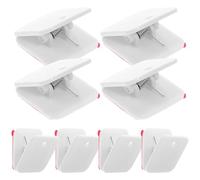 Beaupretty 12pcs Pee Pad Holder Self Adhesive Clips White Plastic Fixing Dog Pee Pad Non-Slip Sturdy for Hanging Tapestry and Fixing Decorations
