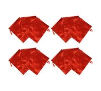 Beaupretty 12pcs Portable Silk Drawstring Wig Storage Bag for Hair Extensions Satin Pouches for Travel Home and Salon Use