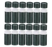 Beaupretty 12pcs Round Kraft Paper Cardboard Boxes Essential Oil Bottle Packaging Tubes with Lid Dark Green Light and Heat Protection Sturdy Travel Storage Jars for Tea Candy Aromatherapy