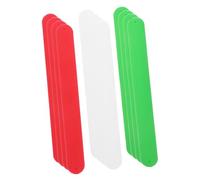 Beaupretty 12pcs Silicone Slap Bracelets for Smooth Rounded Edges Wrist Snap Bands Lightweight Comfortable Plaything Party Favors in Red Green White Colors