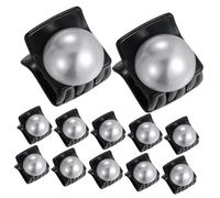 Beaupretty 12pcs Small Pearl Hair Claw Clips Elegant Mini Styling Accessories for Women Delicate French Vintage Design for Shopping Travel and Daily Hairstyles