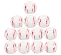 Beaupretty 12pcs Soft Squeeze Baseballs for Training Portable Bouncy Sponge Balls Elastic Impact Resistant Baseball for Beginners