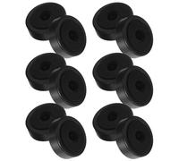 Beaupretty 12pcs Speaker Vibration Pads Durable Non Slip Foam Base for Amplifiers CD Dvd Players Furniture Grippers Shock Absorbing Isolation Feet Black Color Optimal Soundproof Protection
