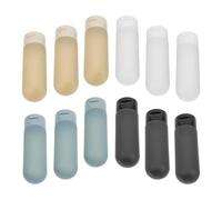 Beaupretty 12pcs Travel Lotion Bottles Set Leakproof Refillable Squeeze Tubes for Skincare Shampoo Cream Lightweight Cosmetic Containers for Mens Grooming Essentials
