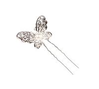 Beaupretty 12pcs Vintage Rhinestone Hair Pins for Buns French Hair Pin Silver for Ladies